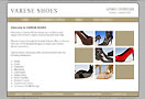 Varese Shoes web site